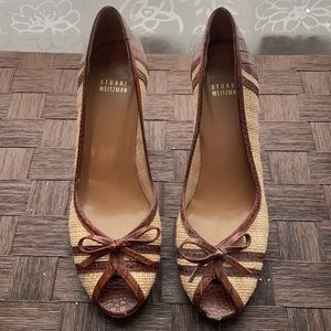 Stuart Weitzman Peep Toe Pumps